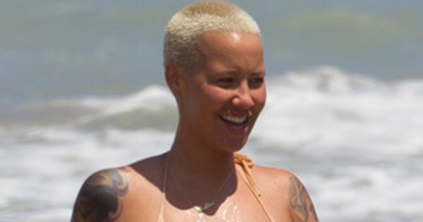 Amber Rose Proud Of Her Booty Dimples—see The Nsfw G String Bikini Pics And Find Out What She